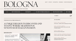 Desktop Screenshot of bolognamagazine.com